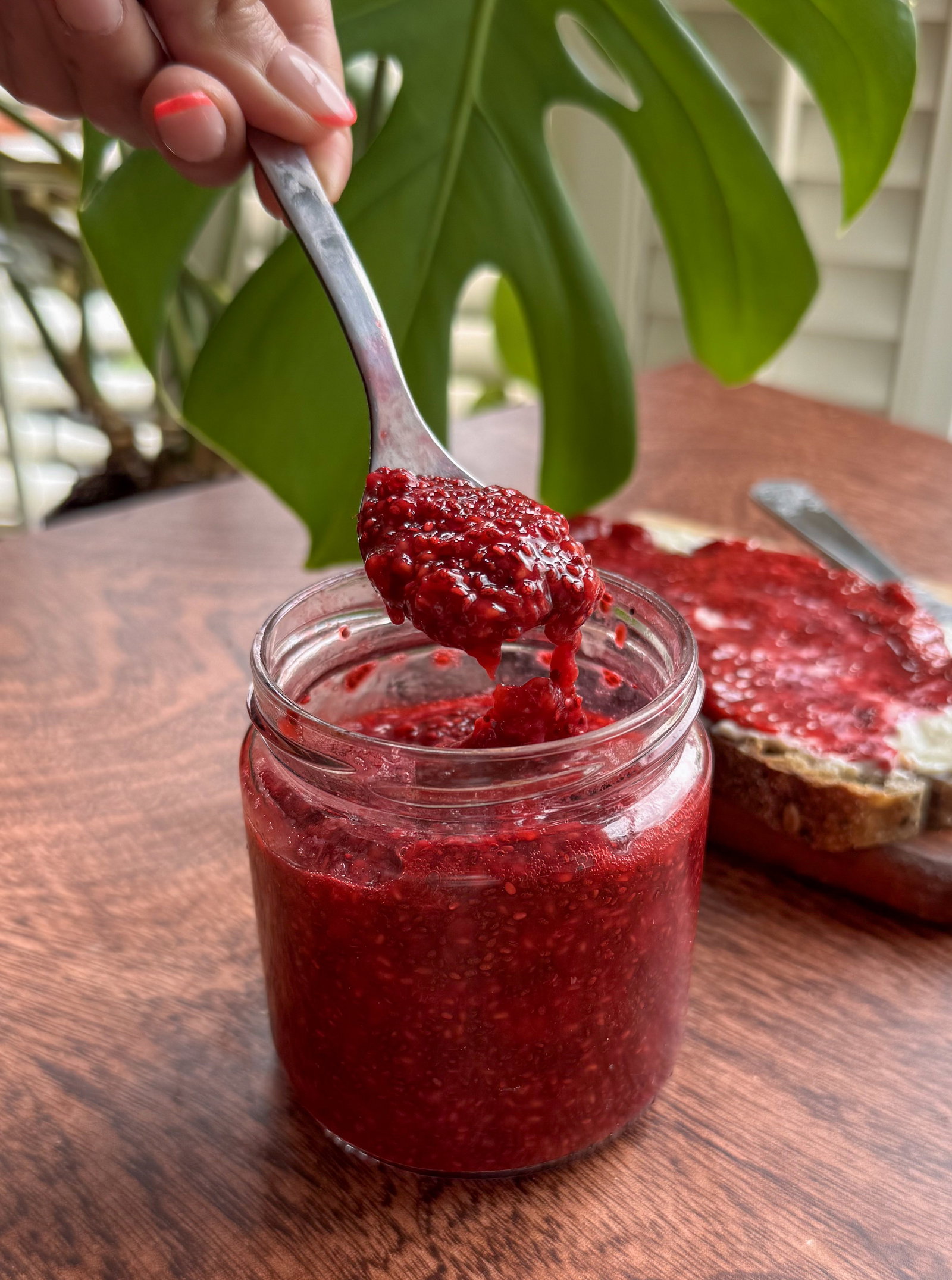 3-Ingredient Raspberry Jam