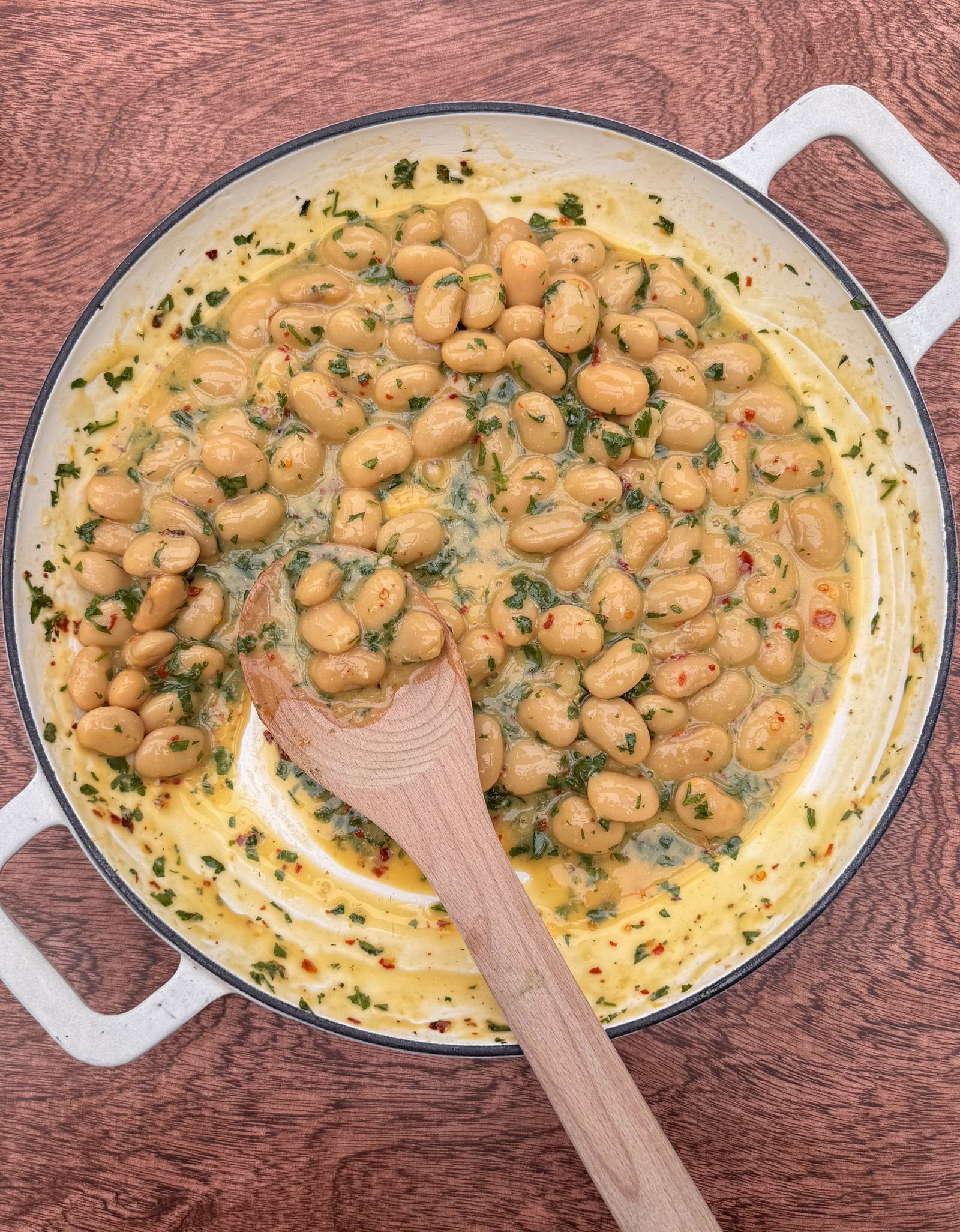 Aglio e Olio Butter Beans (Lima Beans)