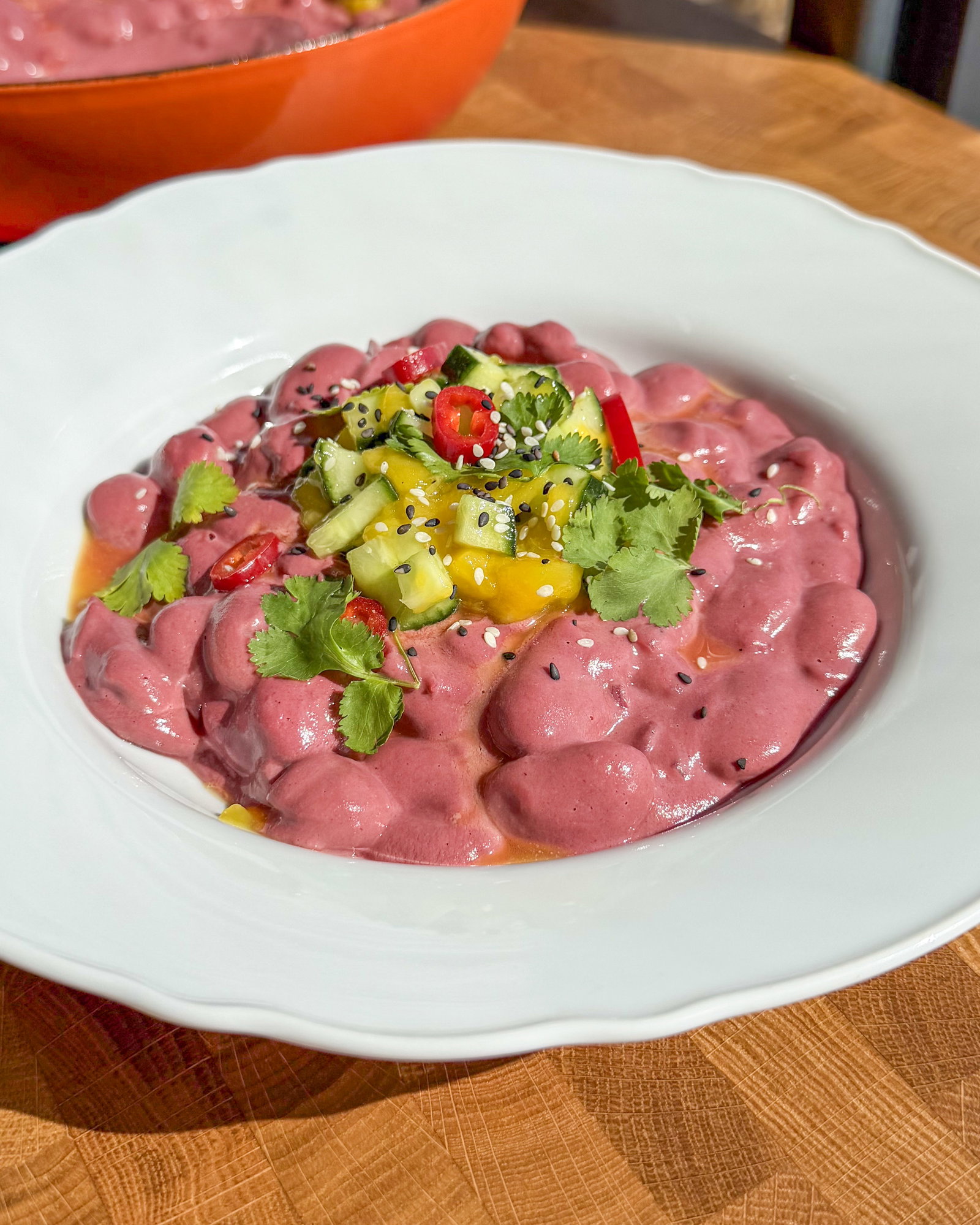 Beetroot & Butterbean Bowl with Mango Salsa