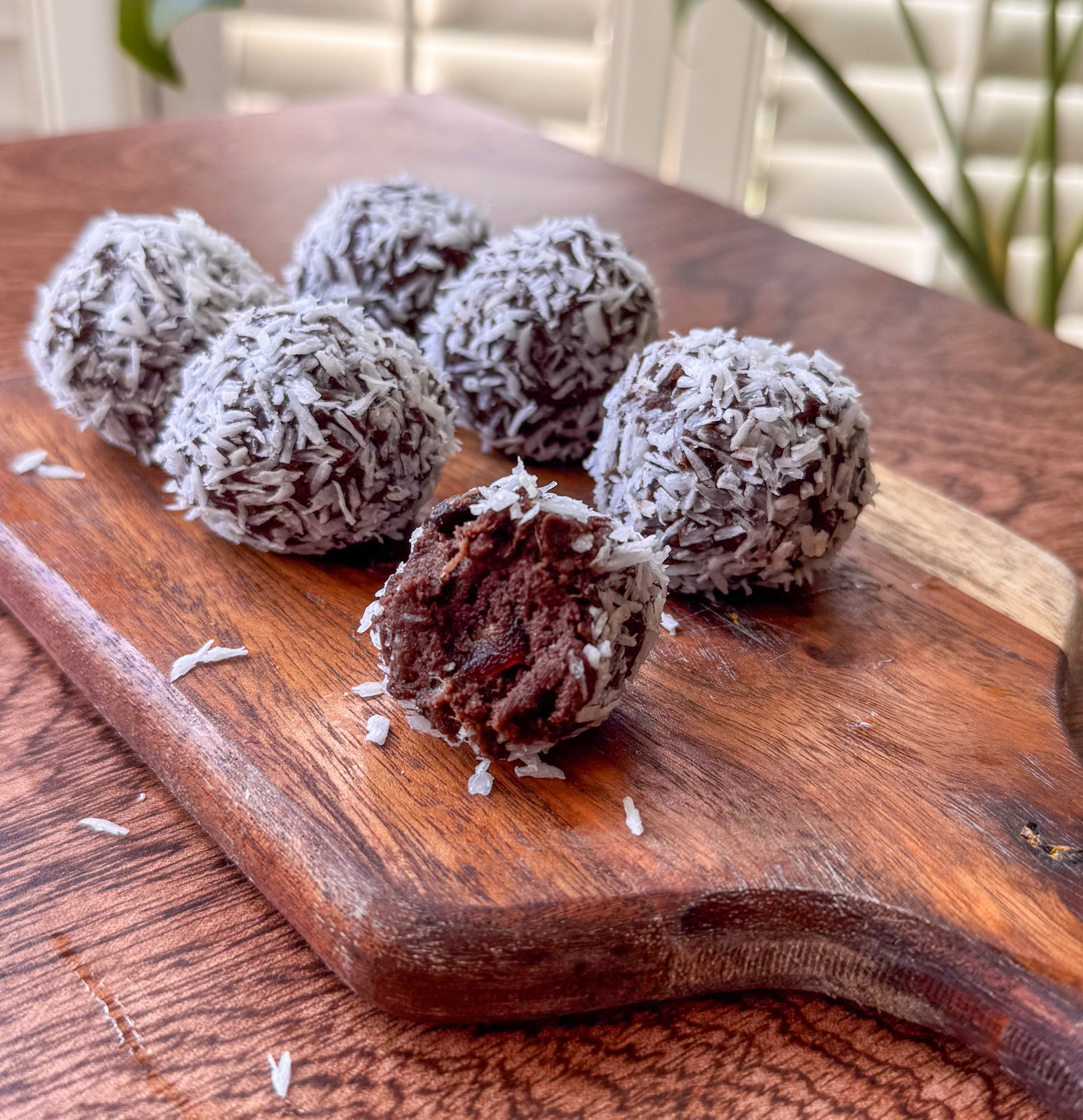 Black Bean Coconut Bliss Balls