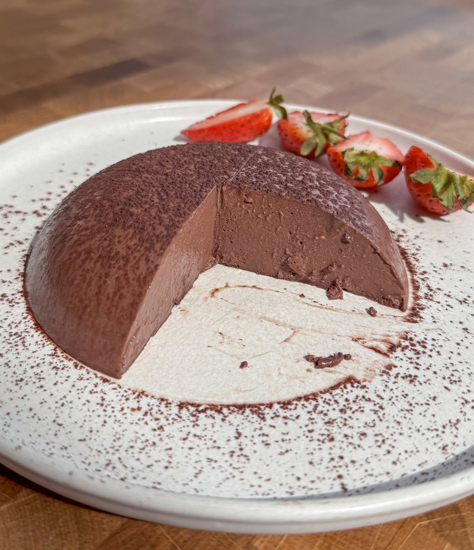 Chocolate Banana Tofu Pudding