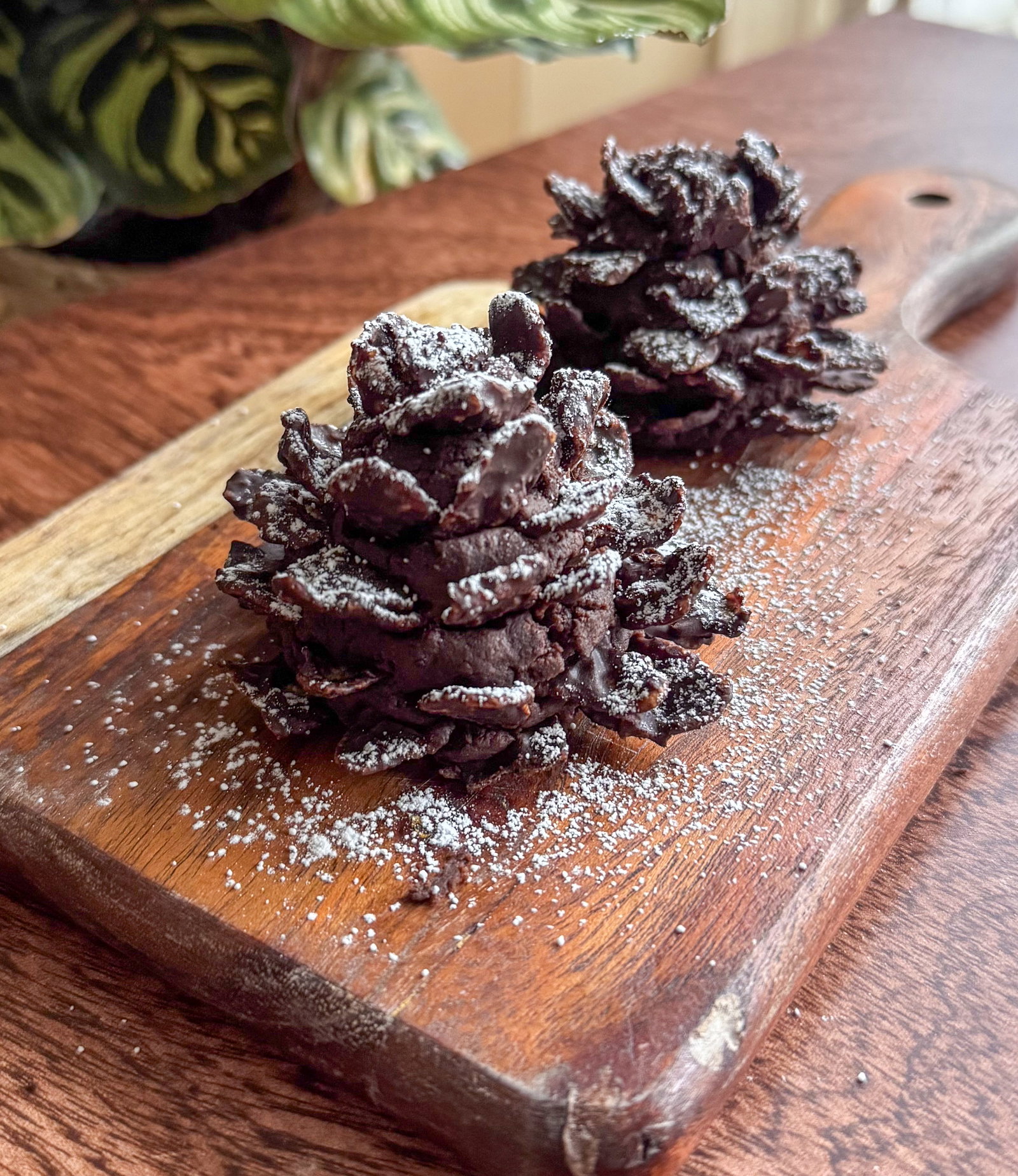 Chocolate Brownie Pinecones