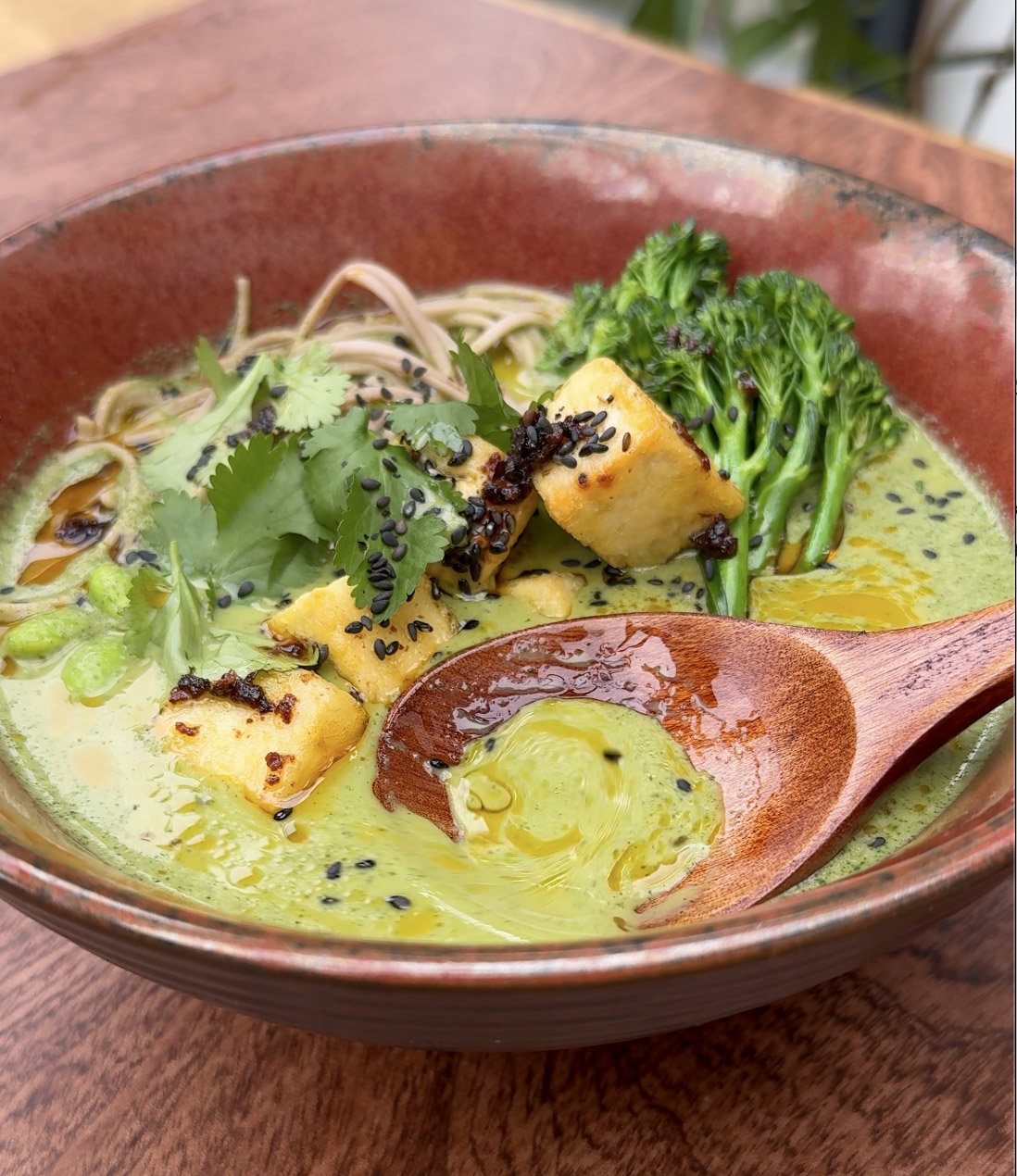 Green Coconut Noodle Bowl