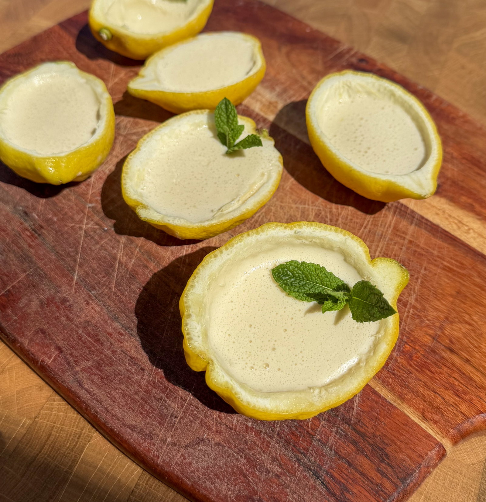 Lemon Posset Shells