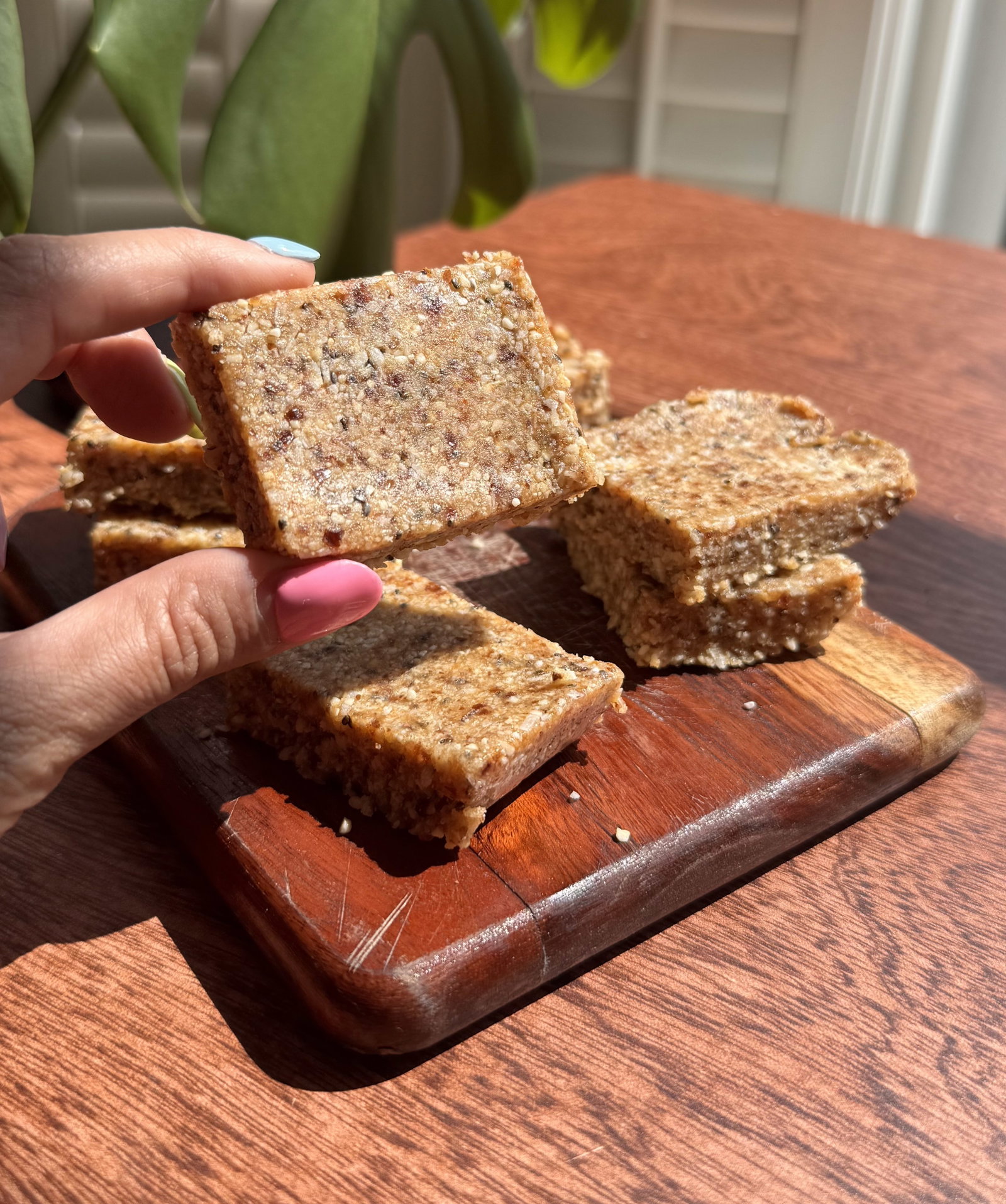 No-Bake Coconut Cashew Squares