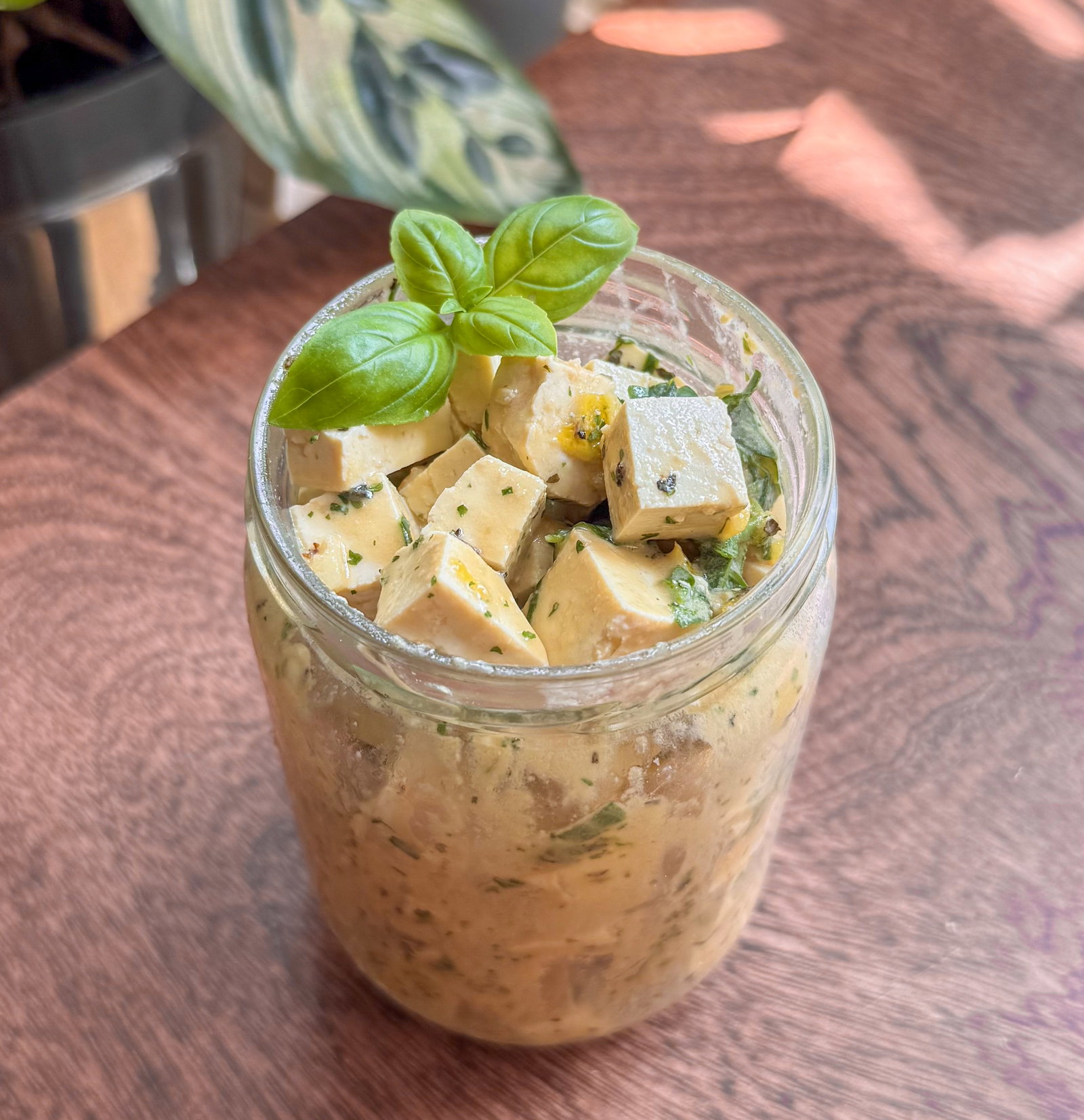 No Cook Tofu Basilico