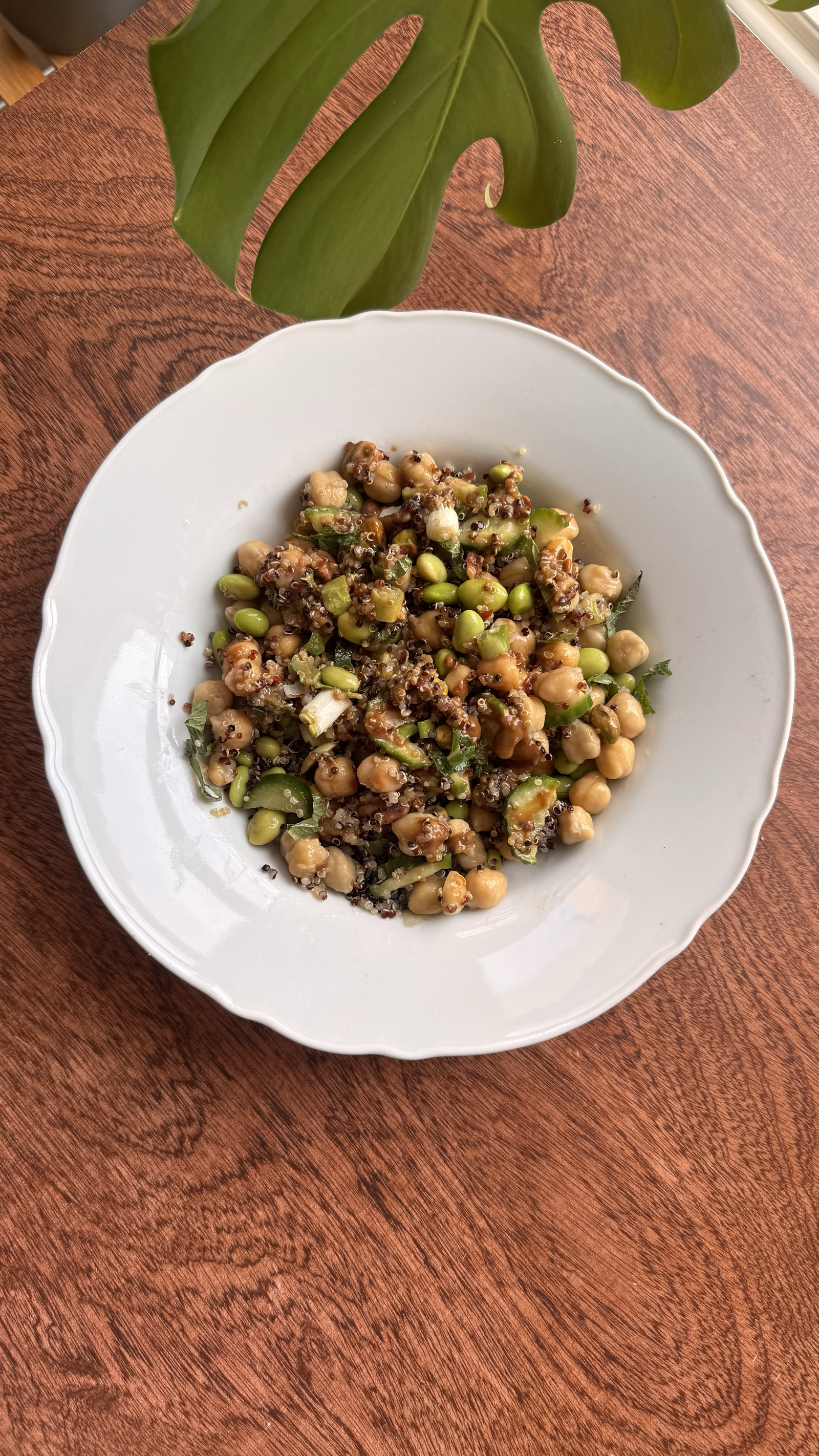 Spicy Cucumber Chickpea Salad