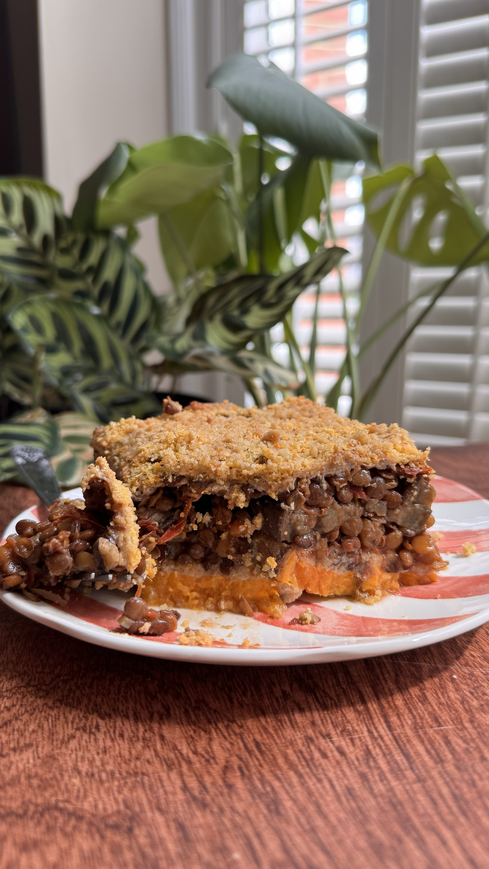 Sweet Potato Lentil Moussaka